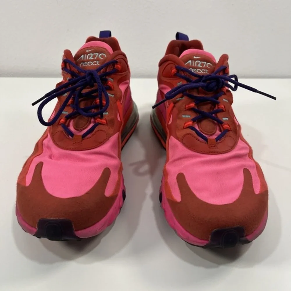 Nike React Air 70 Mystic Red Pink Blast Running Shoe Men's US 13‎